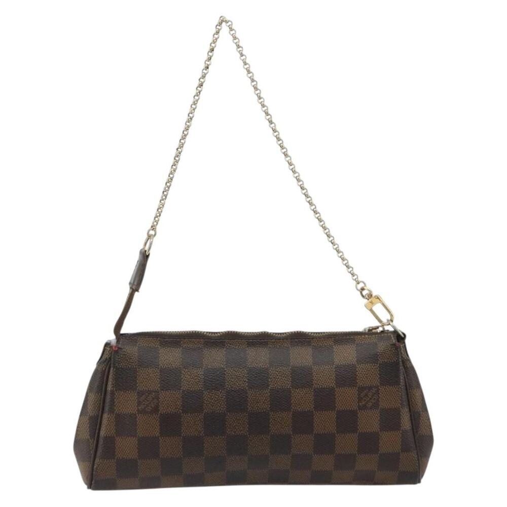 Louis Vuitton Damier Ebene Eva Shoulder Bag Brown